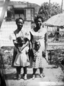 THE LEMON SISTERS: Our family historian, Sarrah Louise Talbert, clockwise from right, with Linda Taylor, Rosemary Powell and  Geraldine Radcliffe. (Photo courtesy of their brother Willie Lemon) 